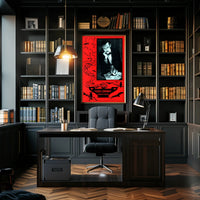 Vintage Magician Poster with Mystical Elements - Pop Culture Poster