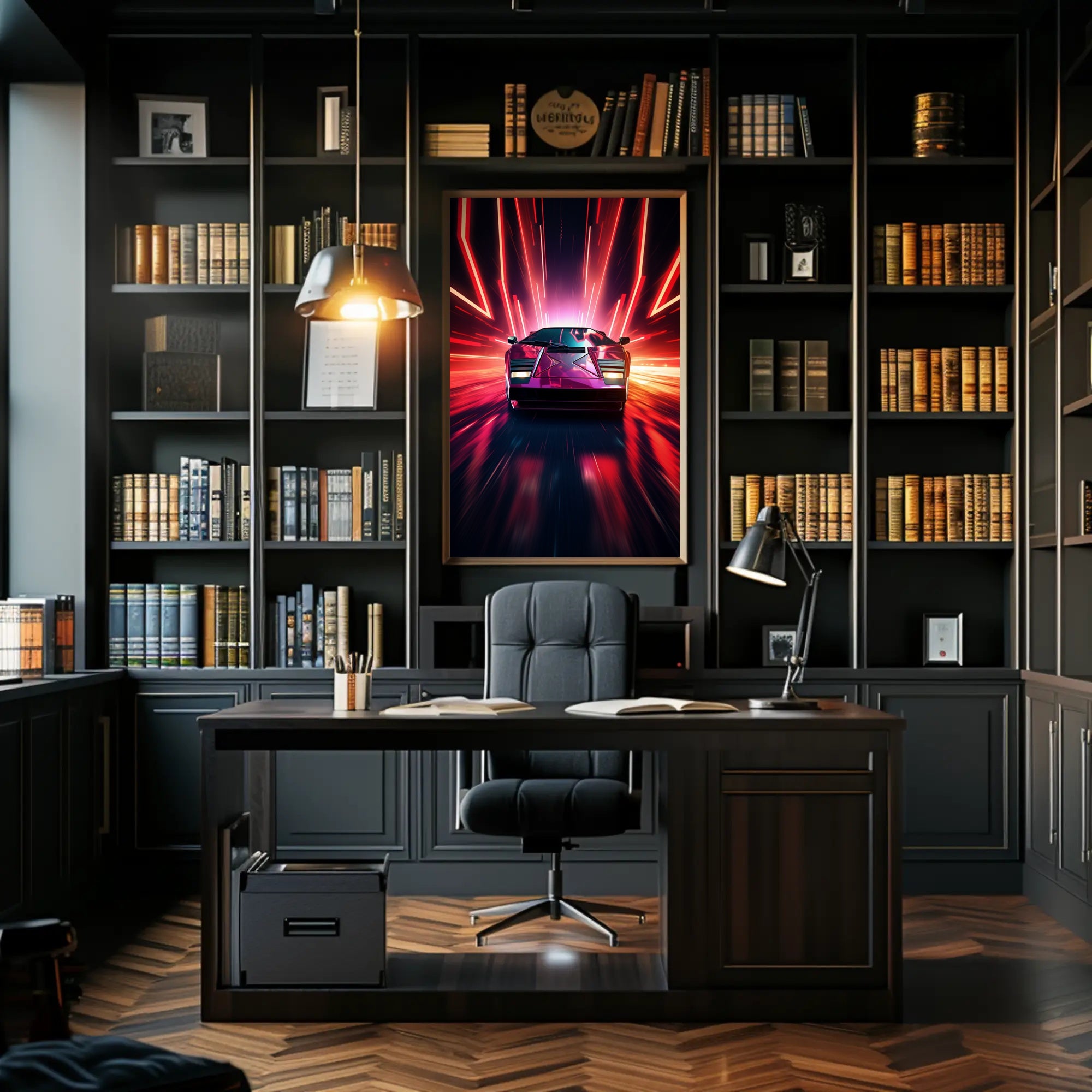 Neon Speed Poster PosterGoat