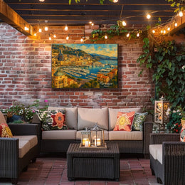 Monaco Harbor A Scenic View Poster