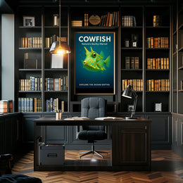 Cowfish NatureS Quirky Marvel Poster