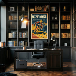 National Indoor Track Skating Poster
