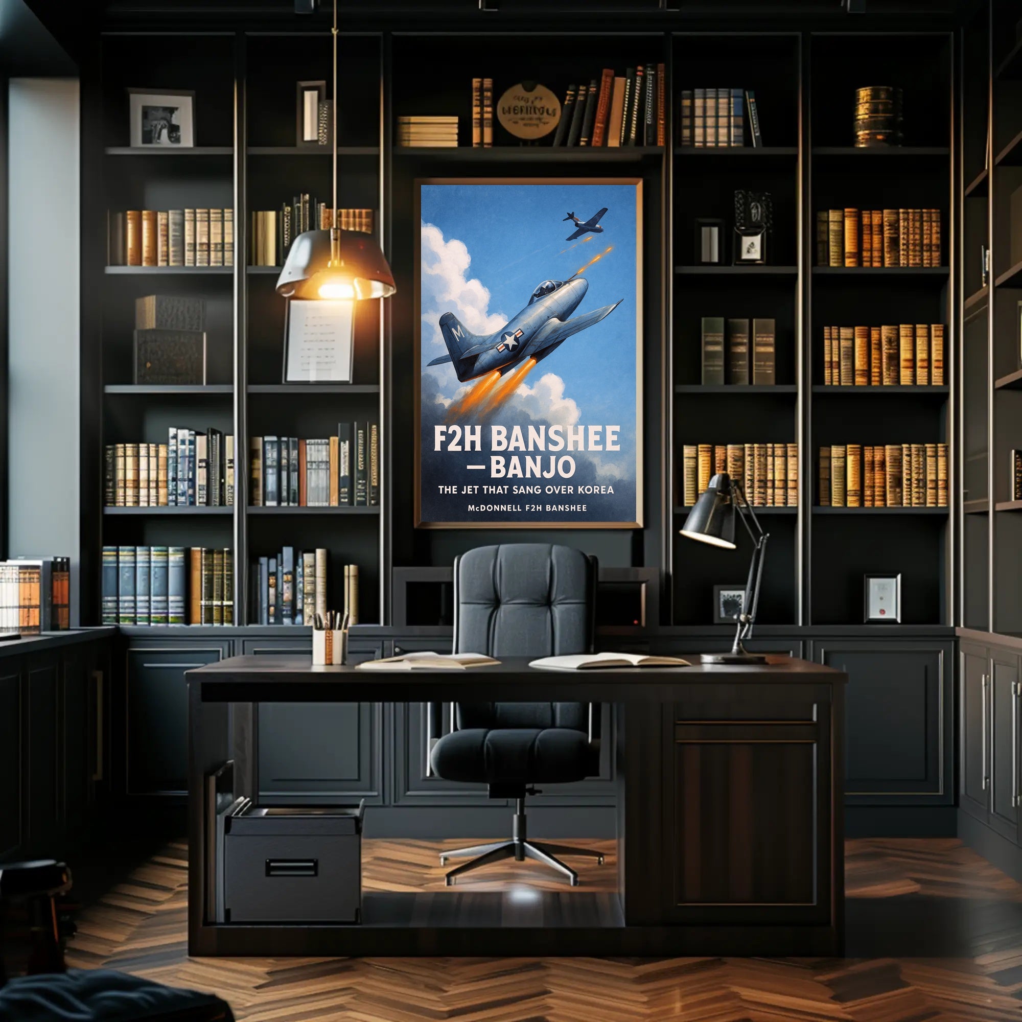 The Jet That Sang Over Korea Poster PosterGoat