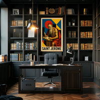 Saint Jerome Religious Art Poster