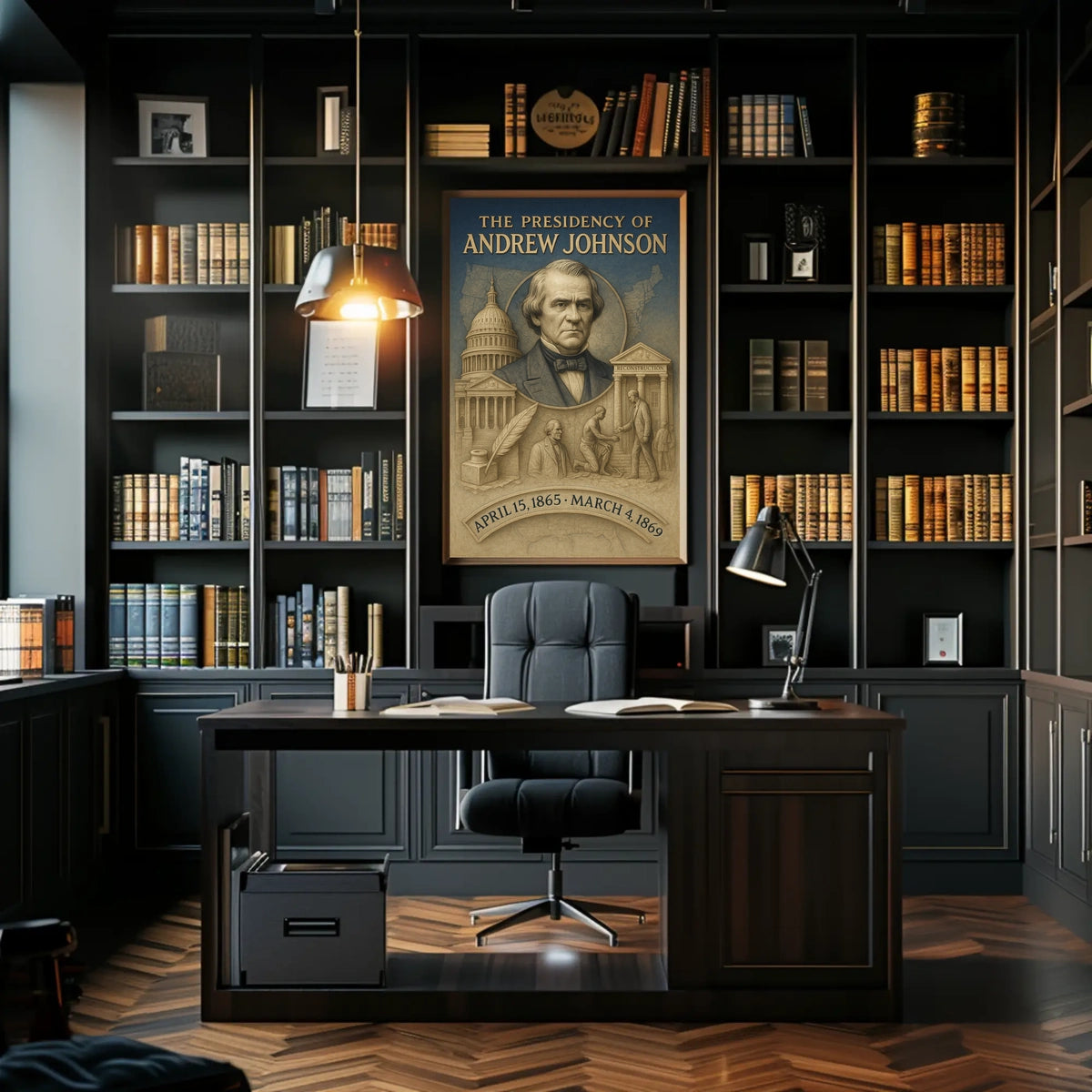 Andrew Johnson 17th President Poster