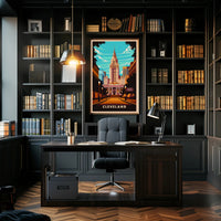 Cleveland Cityscape Poster