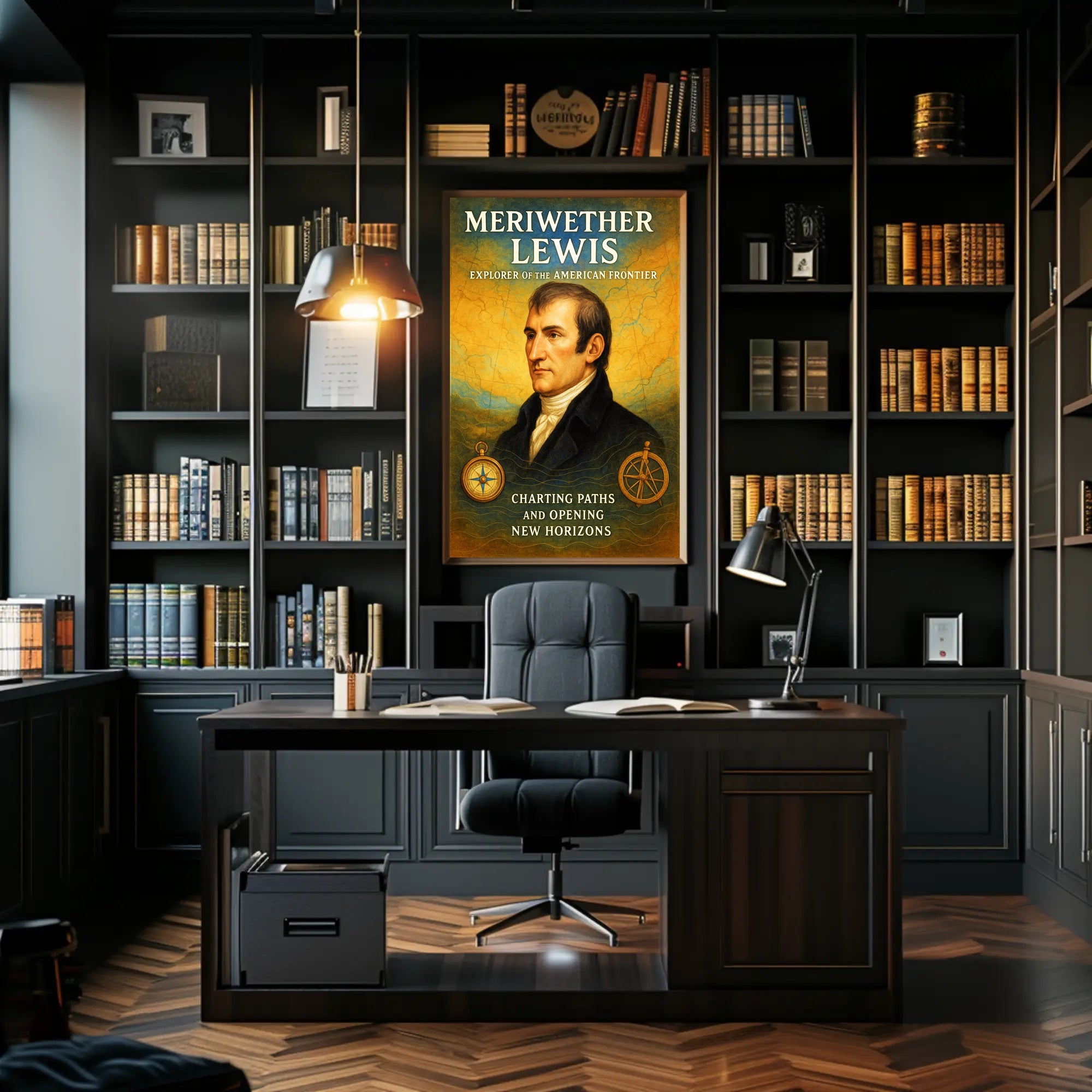 Meriwether Lewis - Explorer of the American Frontier Poster PosterGoat