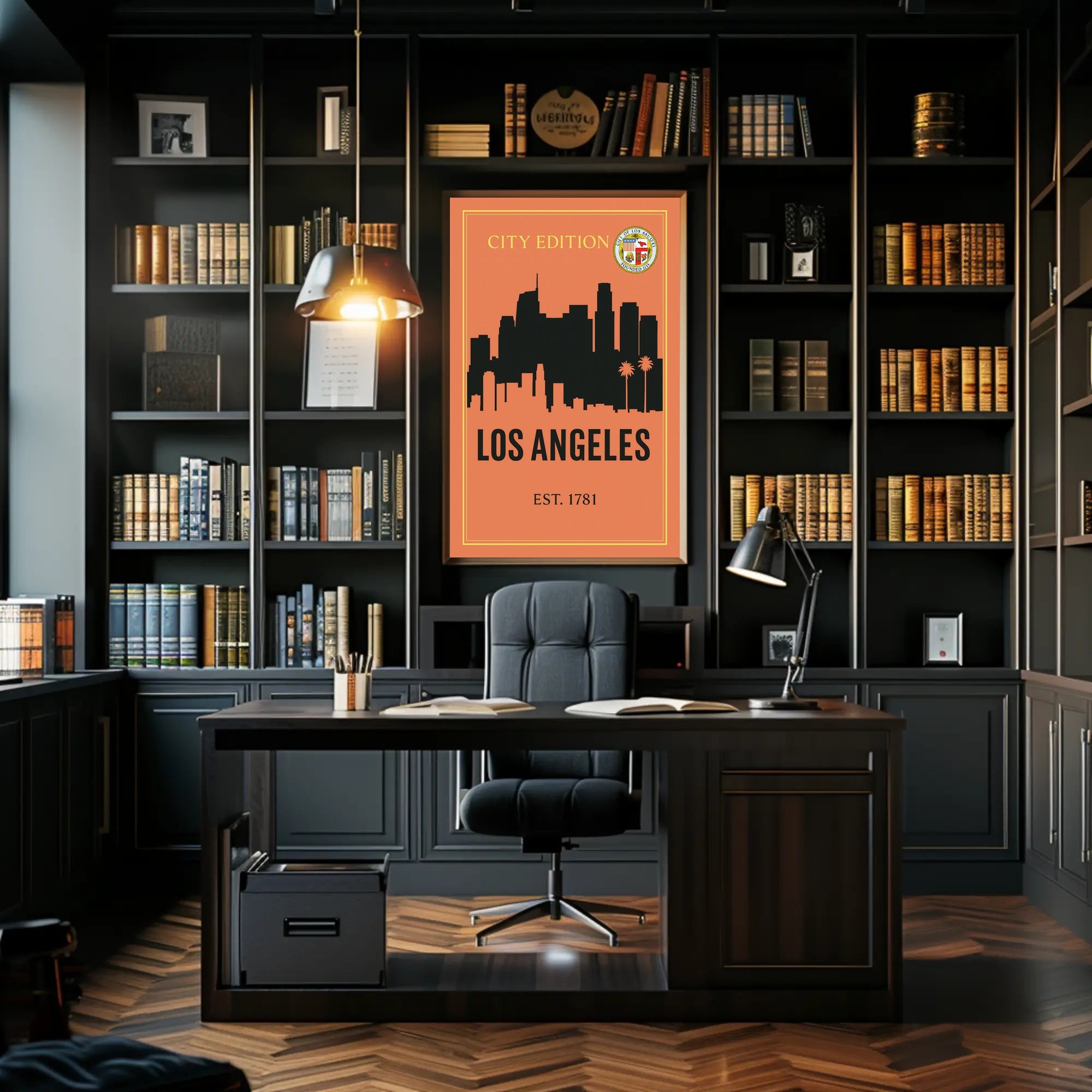 Los Angeles City Edition Poster PosterGoat