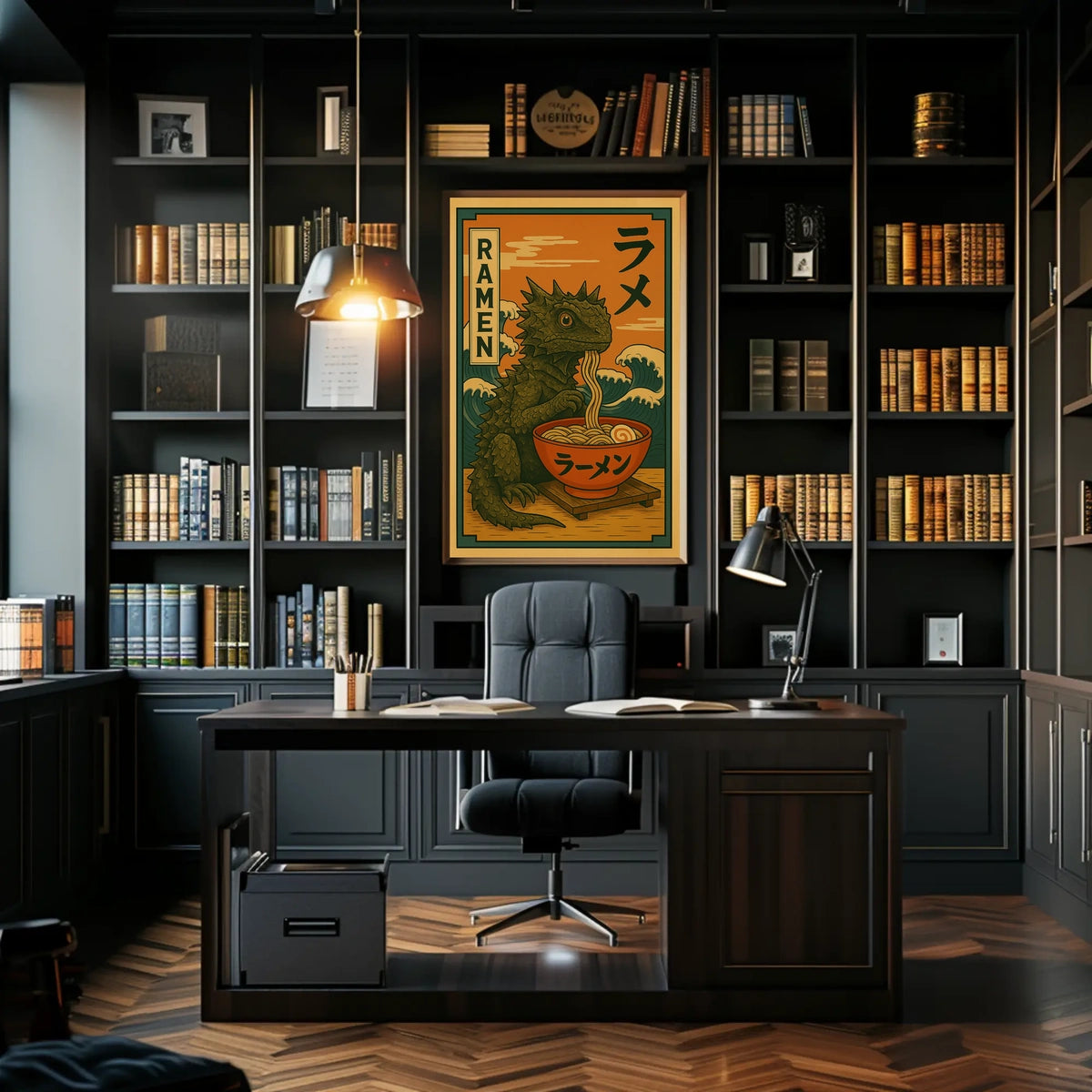 Ramen Creature Delight Poster