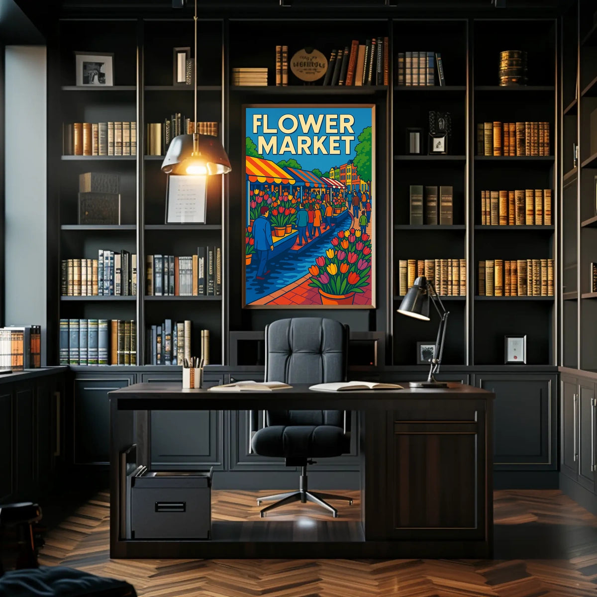 Flower Market Extravaganza Poster