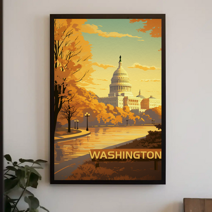 Washington Vintage Poster