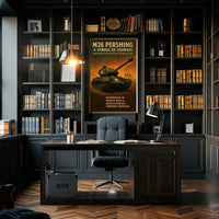 M26 Pershing A Symbol of Courage Poster