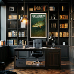 Muskellunge - The Underwater Predator Poster PosterGoat