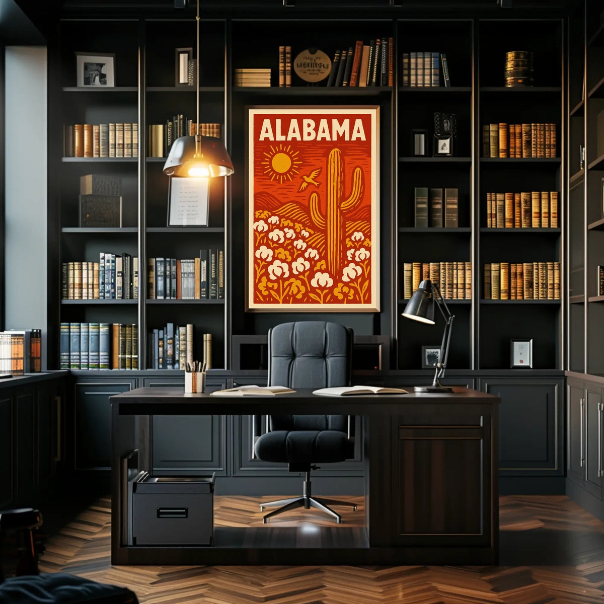 Alabama Vibrant Landscape Poster