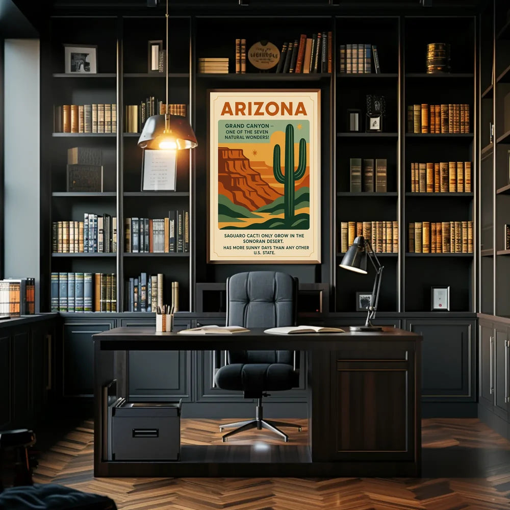 Explore Arizona's Wonders Vintage Travel Poster