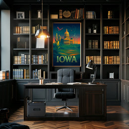 Iowa A Land of Heritage and Innovation Poster