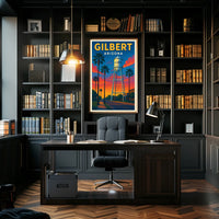 Gilbert Arizona Iconic Water Tower Poster