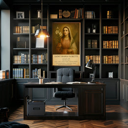 Saint Maria Goretti Religious Heritage Tribute Poster