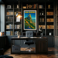 San Marino A Scenic Escape Poster
