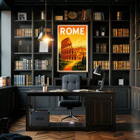 Rome Travel Poster PosterGoat