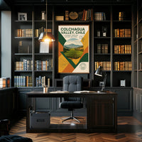 Colchagua Valley, Chile  A Journey Through Nature and Wine Poster PosterGoat