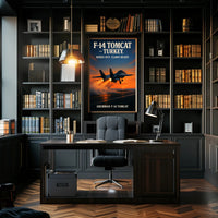 Grumman F-14 Tomcat Wings Out, Claws Ready Poster PosterGoat