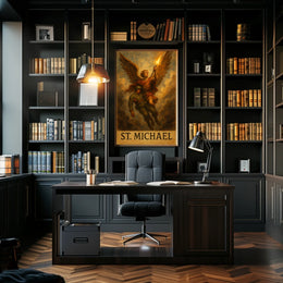 St. Michael Protector And Warrior Poster