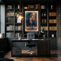 Trump Visionary Leader Pop Art Patriotic Collectors Poster