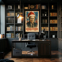 Gerald Ford 38th President of the United States Christmas SeriesPoster