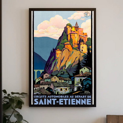 Saint-Étienne, France Poster