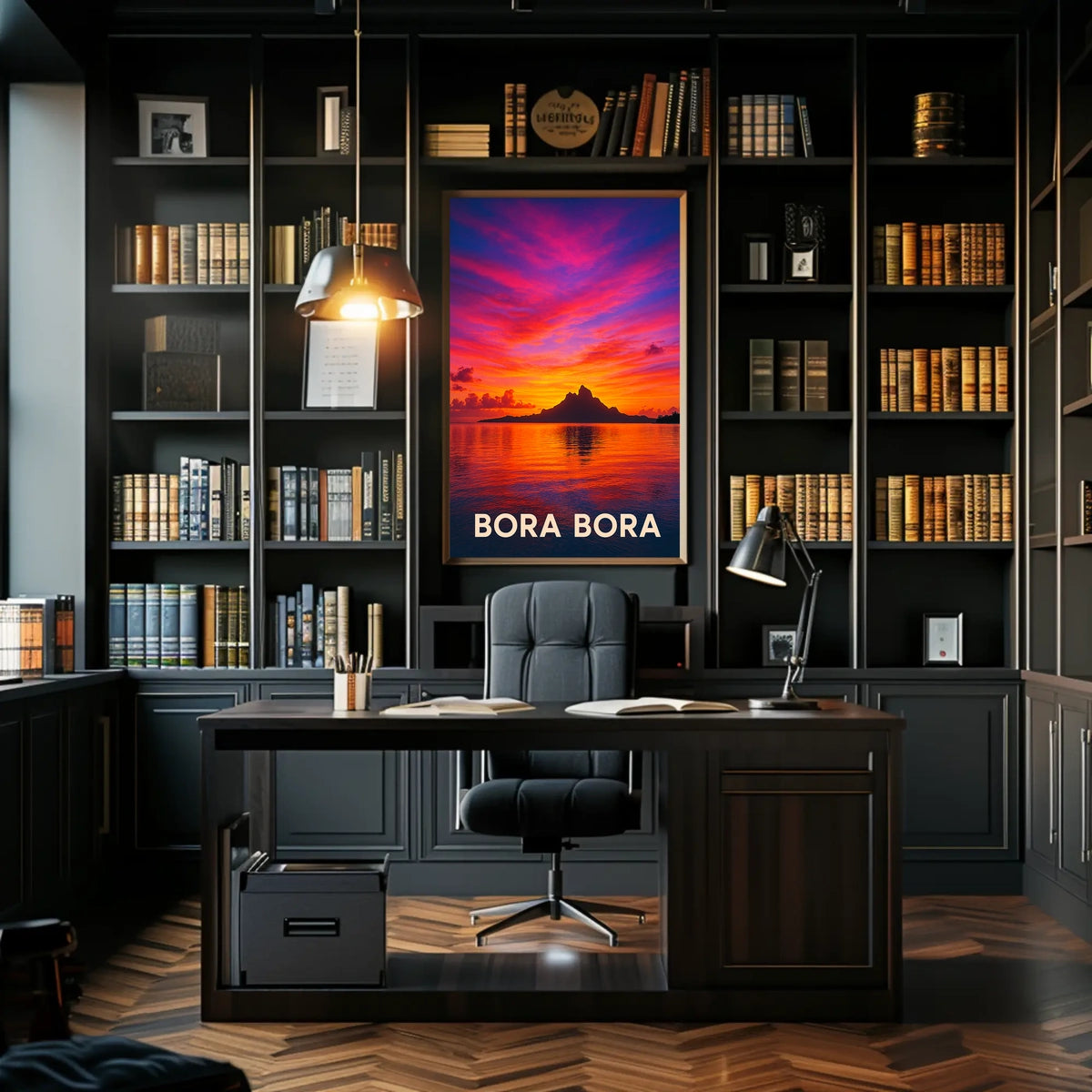 Bora Bora Sunset Poster