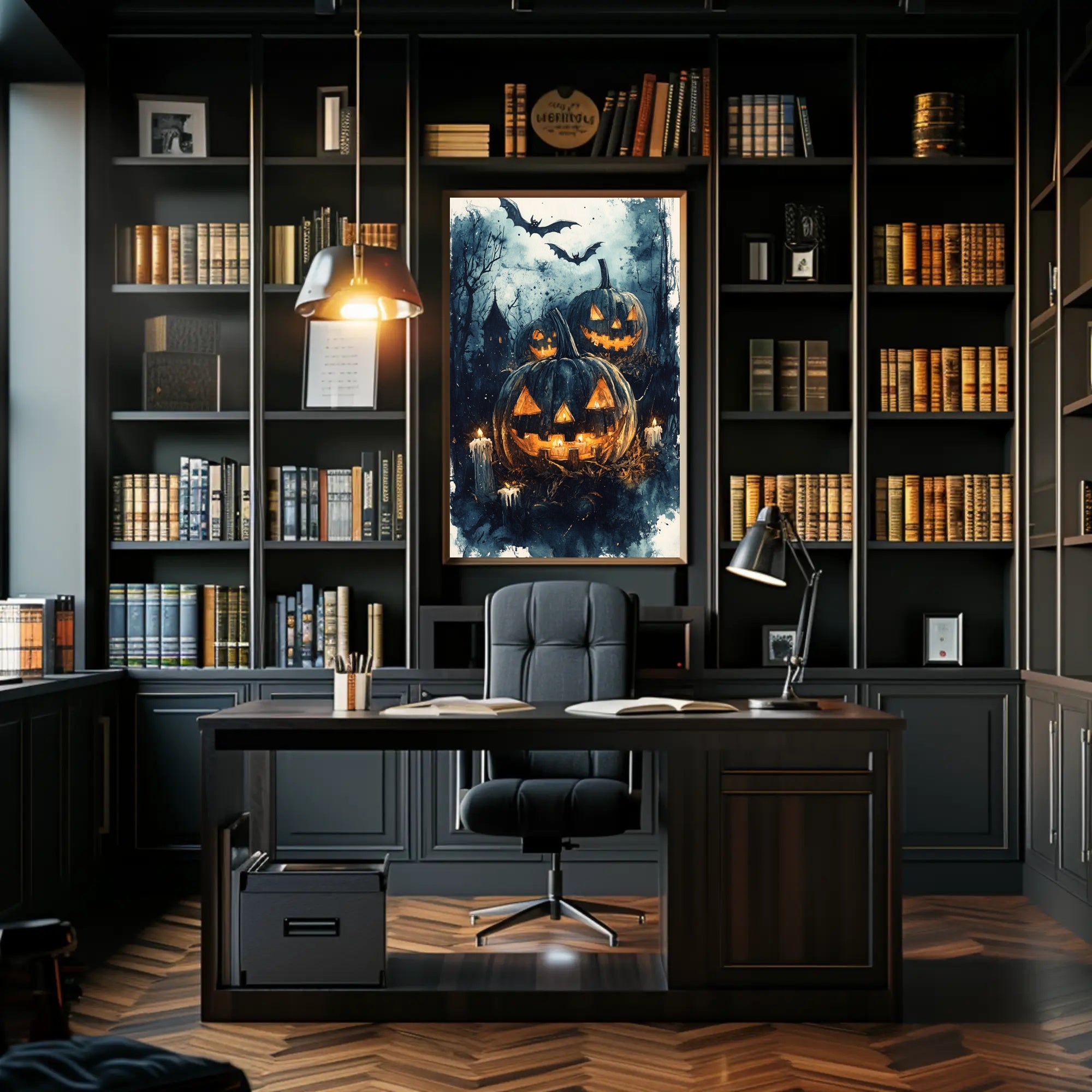 Haunted Halloween Night Poster