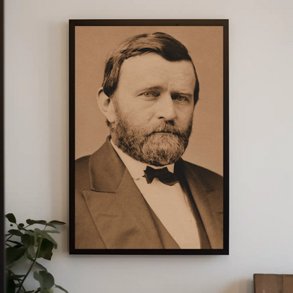Ulysses S. Grant 18th President Sepia Photo