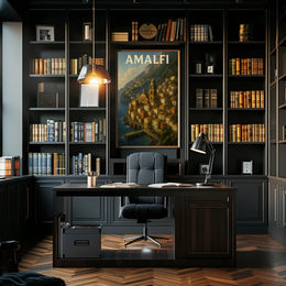 Hyperrealistic Amalfi Poster Museum Quality Home Decor