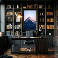 Majestic Mountain At Dawn Poster