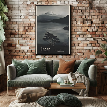 Japan - Mt. Fuji and Lake Motosu
