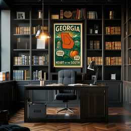 Georgia Heart Of The South Poster