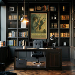 Eerie Vintage Mystery Artwork Unveiled in Artistic Poster