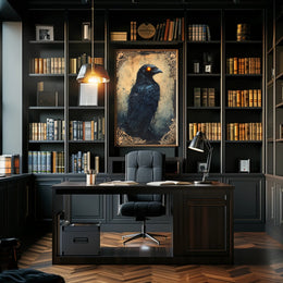 The Enigmatic Raven Poster