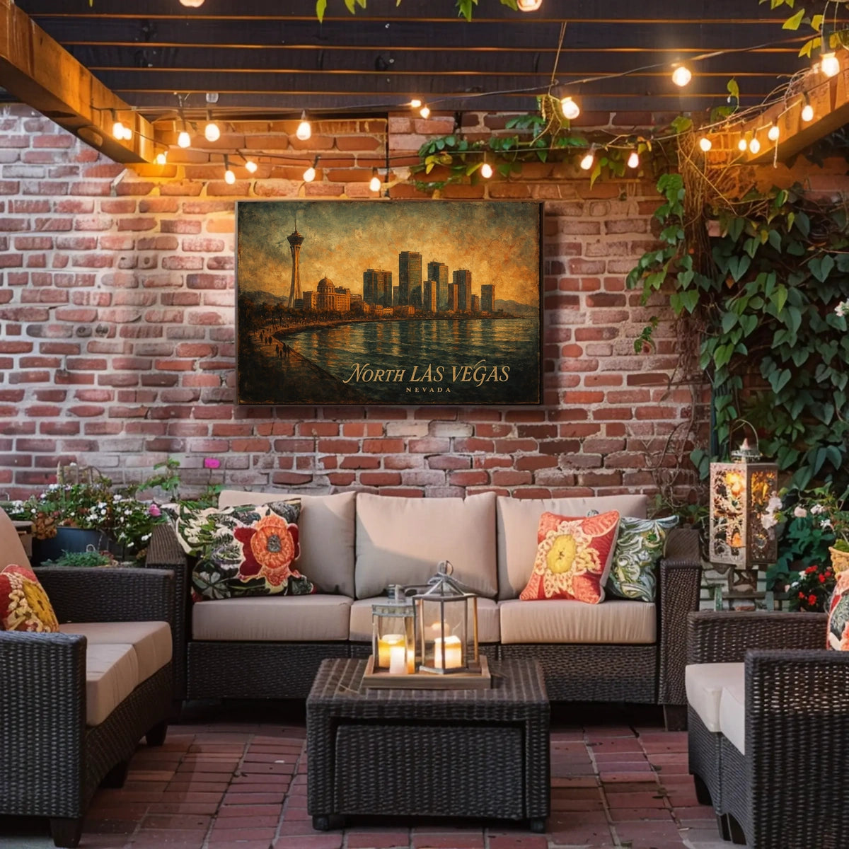 North Las Vegas Skyline Poster