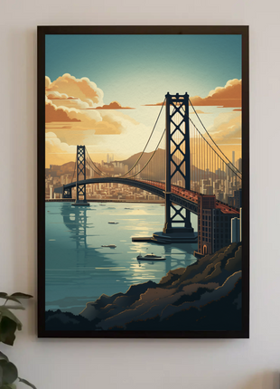 San Francisco Bay Bridge Poster
