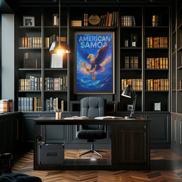 American Samoa Eagle Poster