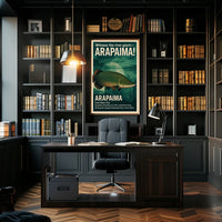Arapaima: Amazon's Air-Breathing Giant Fish Poster