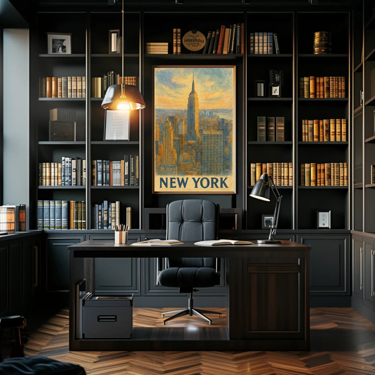 New York City Skyline Poster