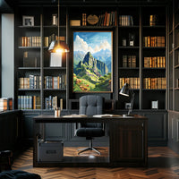 Machu Picchu Adventure Art Print Cultural or Heritage Poster