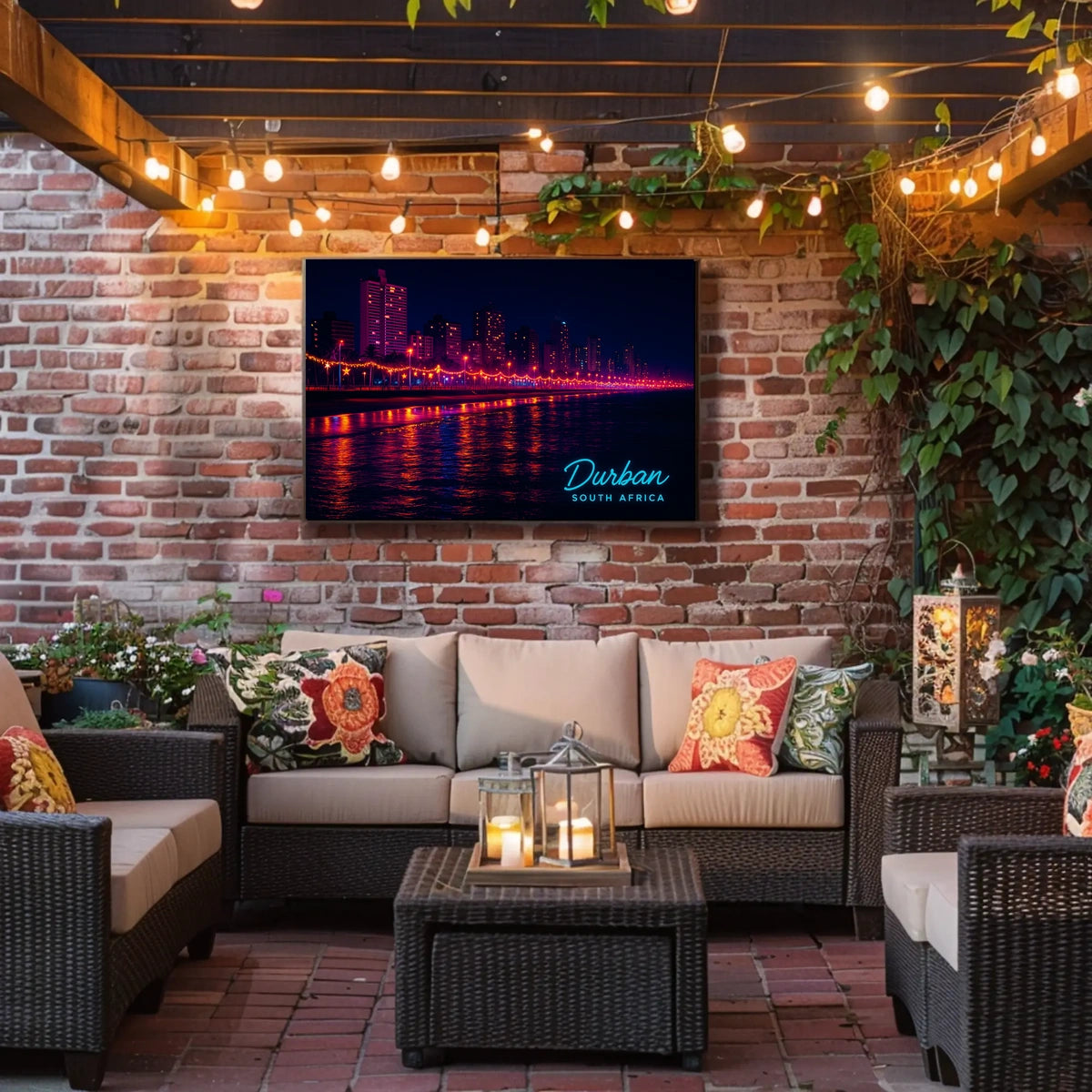 Durban at Night Poster