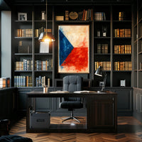 Abstract National Colors Abstract Poster