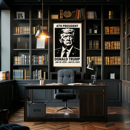 Donald Trump 47th President Poster