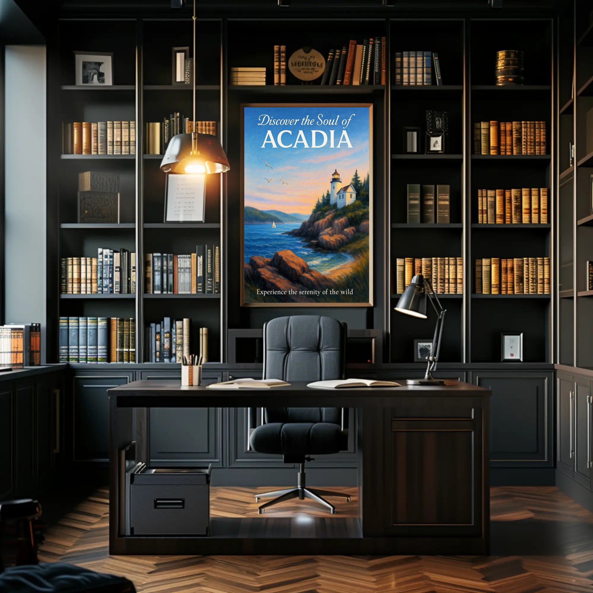 Discover the Soul of Acadia Poster