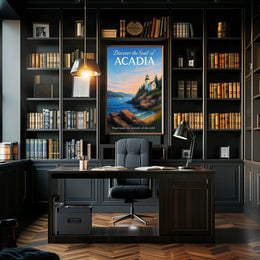 Discover the Soul of Acadia Poster