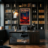 Dubai Poster Where Tradition Meets Tomorrow Home Wall Art